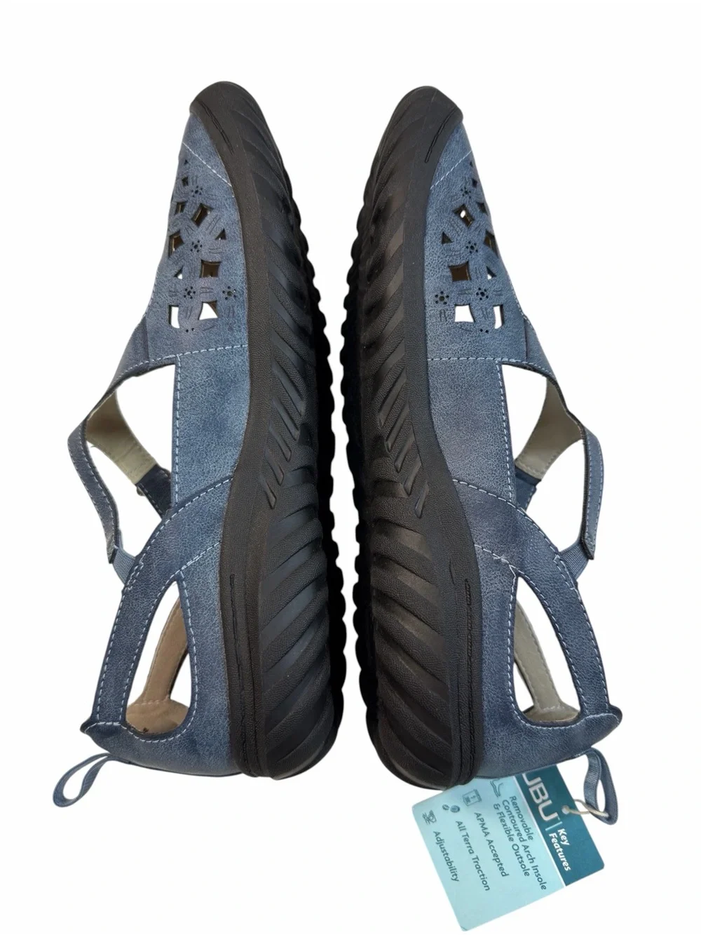 JBU Bellerose Encore Casual Mary Jane Flats in Denim Color Women’s Size 11M
